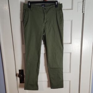 GAP Womens Olive Green Khakis